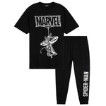 Marvel Spiderman Mens Pyjamas Set,  T-Shirt & Long Bottoms PJs - Get Trend