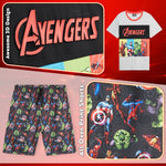 Marvel Boys Pyjama Set,  T-Shirt & Shorts Summer PJs for Boys - Get Trend