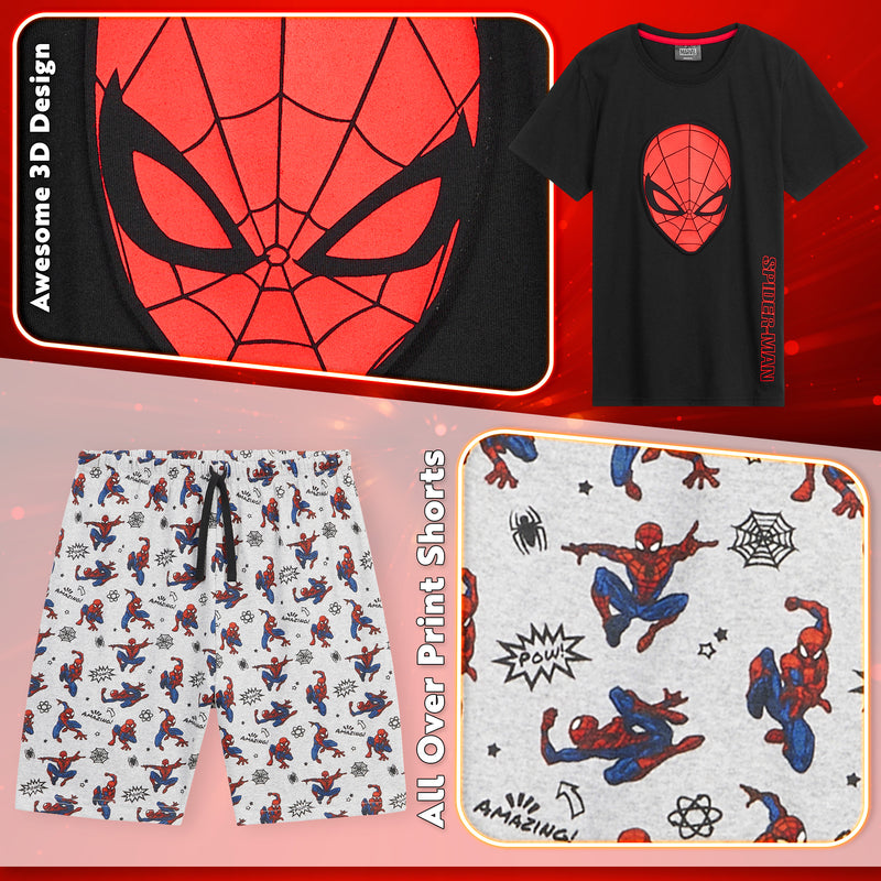 Marvel Boys Pyjamas T-Shirt & Short Boys Pyjama Set