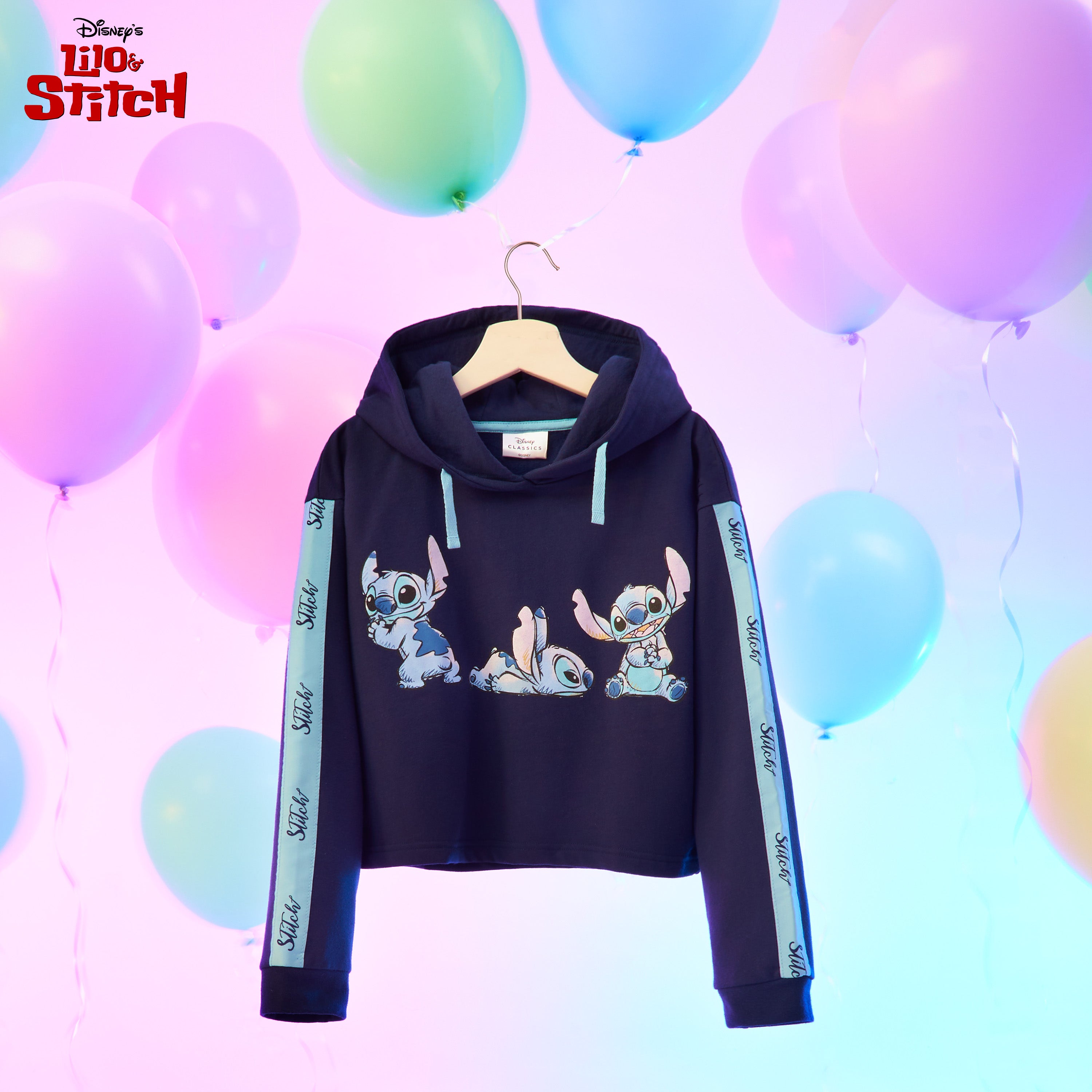 Disney Hoodie for Girls, Stitch  Sweatshirt, Fashion Top for Girls and Teens - Navy - Get Trend