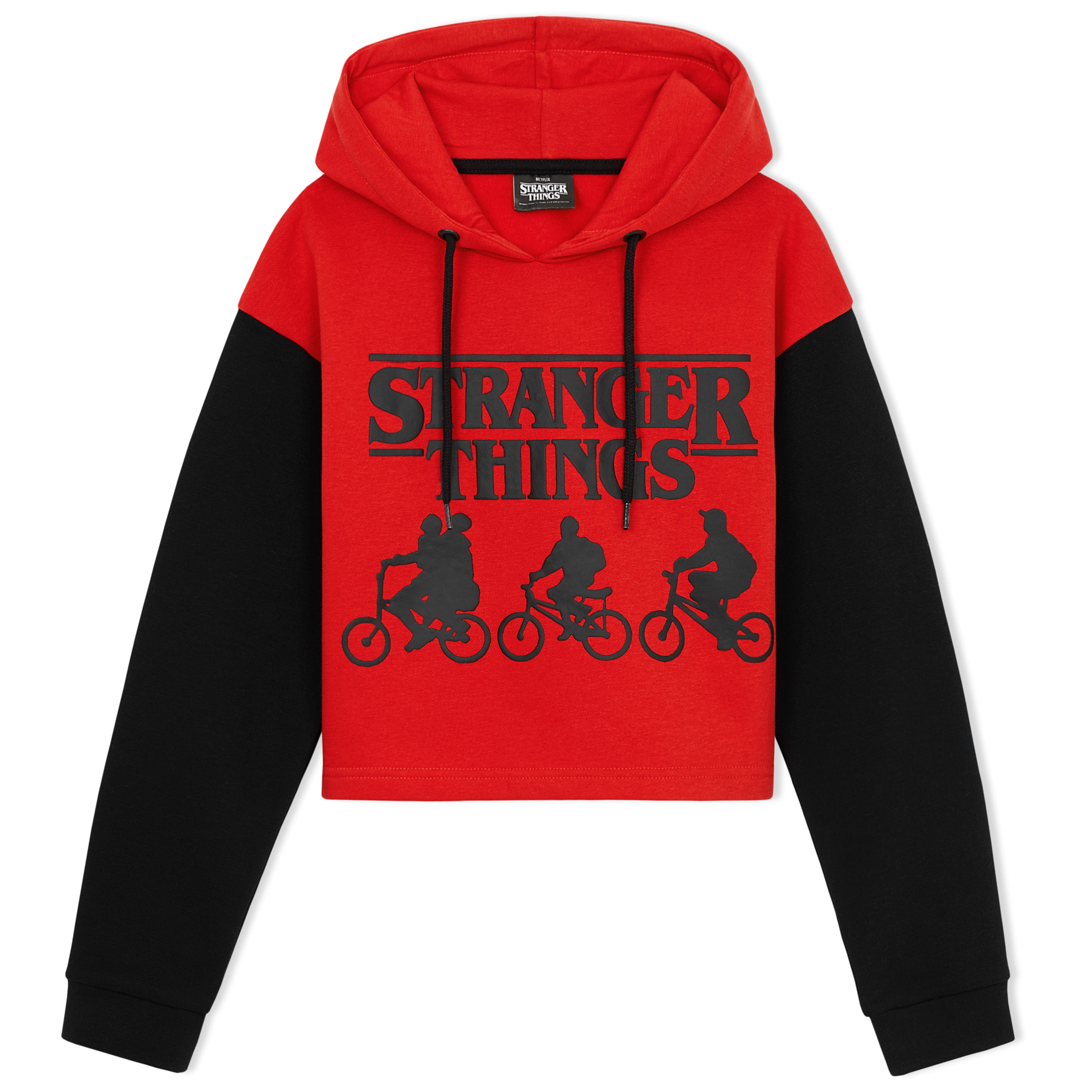 Stranger Things Cropped Hoodie for Girls - Get Trend