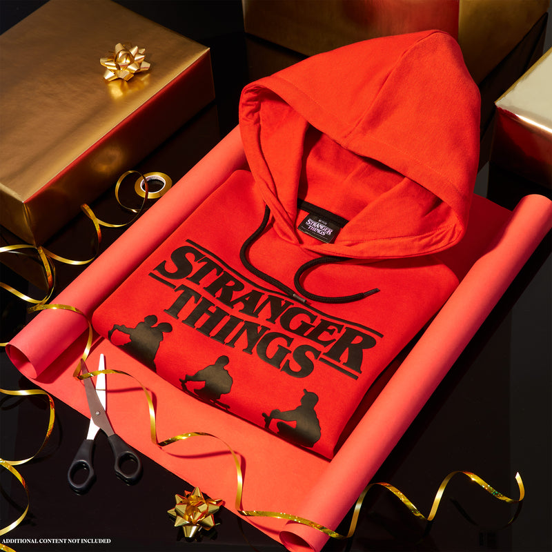 Stranger Things Cropped Hoodie for Girls