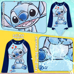 Disney Girls One Piece Swimsuit, Long Sleeve Swimming Costume - Get Trend