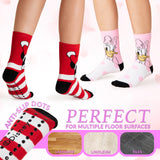 Disney Slippers Socks Women 2 Pack Fluffy Socks Non Slip - Mickey & Daisy - Get Trend