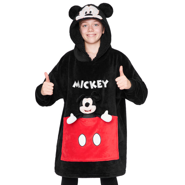 Disney Fleece Hoodie Blanket with Plush Toy for Kids - Mickey Mouse - Get Trend