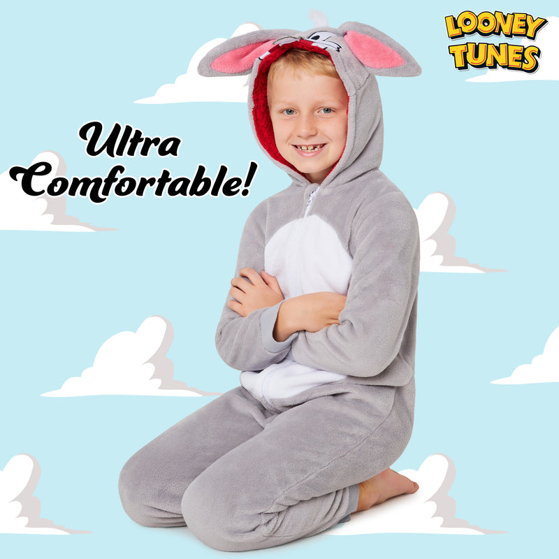 LOONEY TUNES Fleece Onesie for Kids - Bugs Bunny