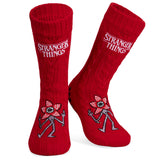 Stranger Things Fluffy Socks for Women and Teenagers - Red - Get Trend