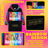 Rainbow High Fleece Hoodie Blanket for Girls , Rainbow High Hoodie - Get Trend