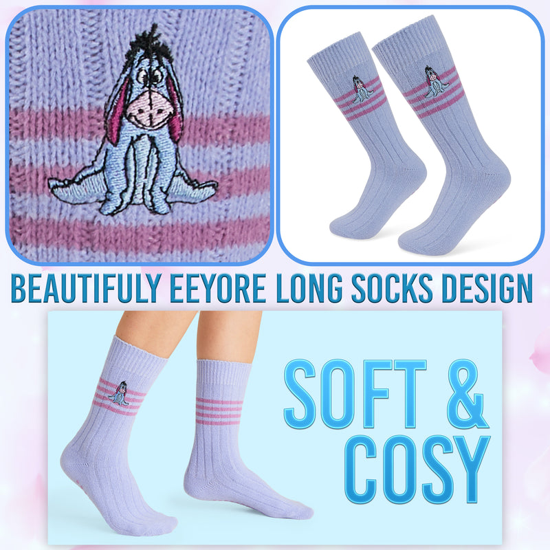 Disney Bed Socks for Women, Non Slip Socks - Eeyore