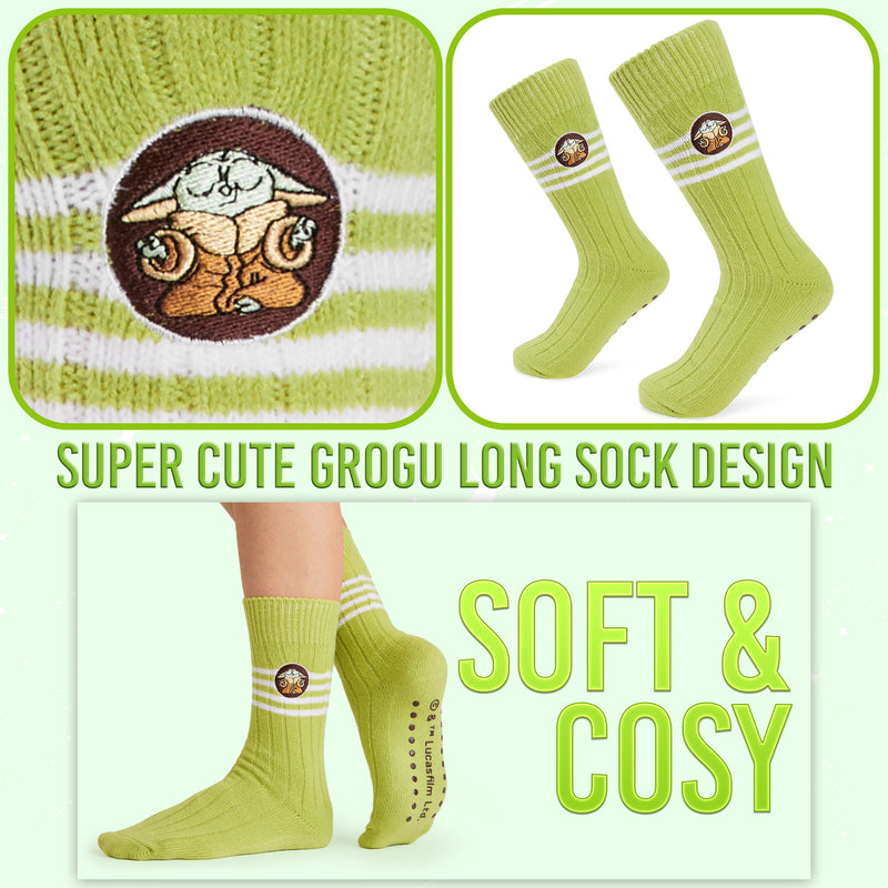 Disney Bed Socks for Women, Non Slip Socks -  Baby Yoda