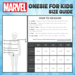 Marvel Fleece Onesie for Boys - Warm Hooded Onesie for Kids - Avengers - Get Trend