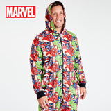 Marvel Adult Onesie for Men - Avengers AOP Onesie for Men - Get Trend