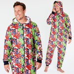 Marvel Adult Onesie for Men - Avengers AOP Onesie for Men - Get Trend