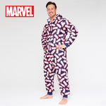 Marvel Adult Onesie for Men - MARVEL AOP Onesie for Men - Get Trend