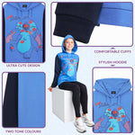 Disney Stitch Kids Hoodie, Blue & Navy Stitch Hooded Sweatshirt - Get Trend