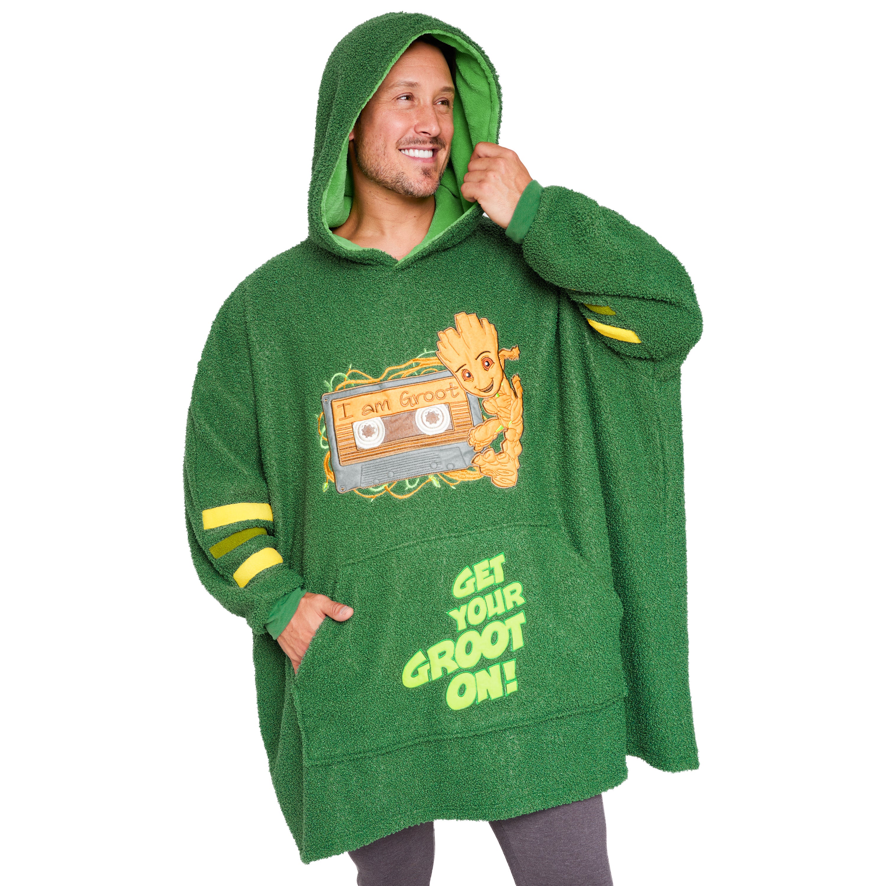 Marvel Blanket Hoodie for Men and Teenagers - Groot - Get Trend