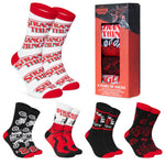 Stranger Things Mens Socks - Pack of 5 Crew Socks for Men - Get Trend