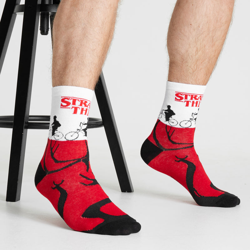 Stranger Things Mens Socks - Pack of 5 Crew Socks for Men