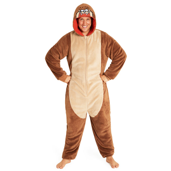 LOONEY TUNES Adult Onesie for Men Taz