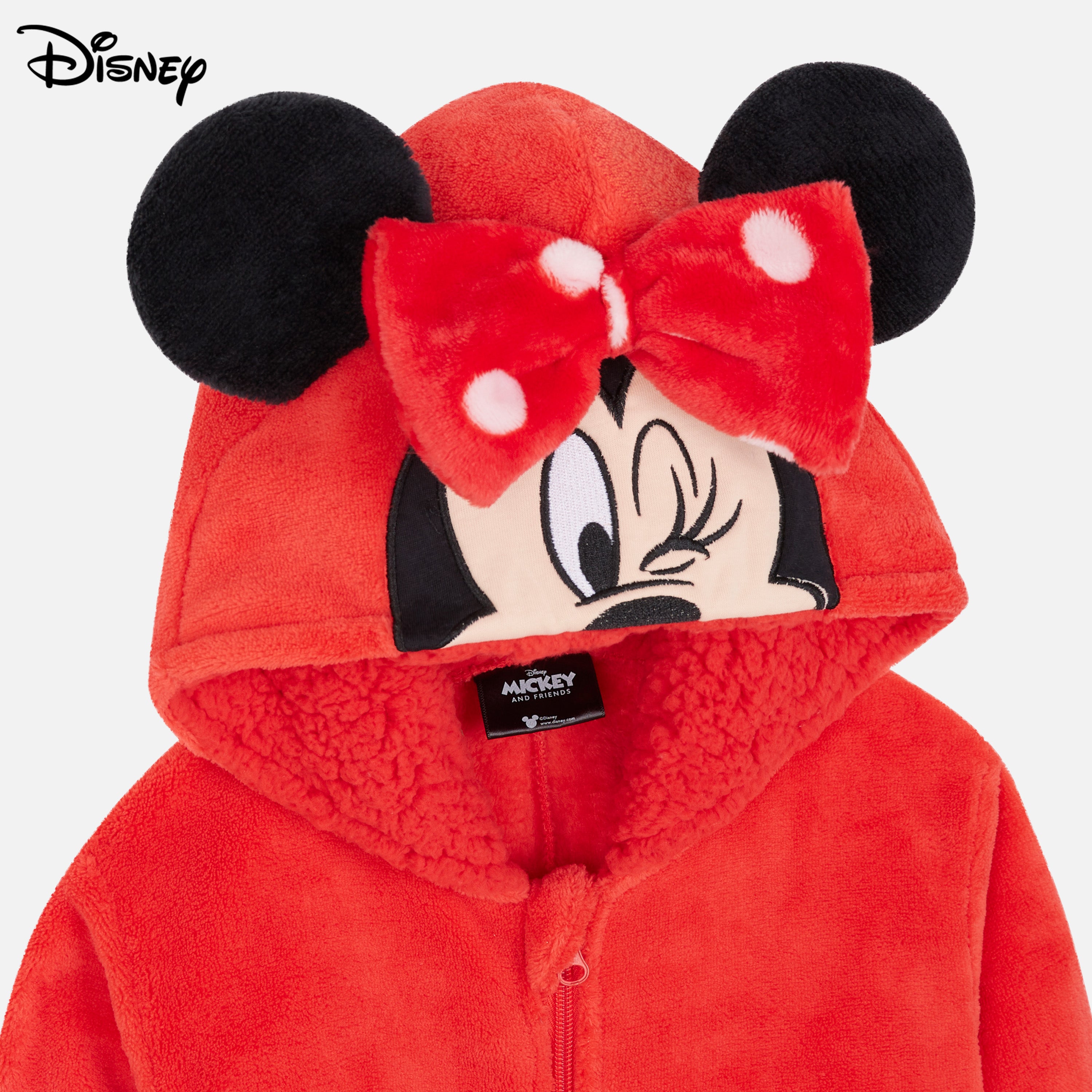 Disney Onesie for Kids - Fleece Onesie for Kids - Minnie Mouse - Get Trend