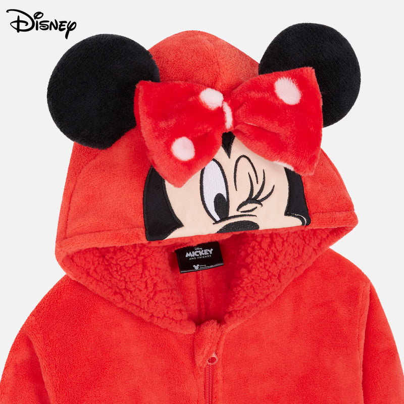 Disney Onesie for Kids - Fleece Onesie for Kids - Minnie Mouse