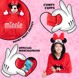 Disney Fleece Hoodie Blanket with Plush Toy for Kids - Minnie Mouse - Get Trend