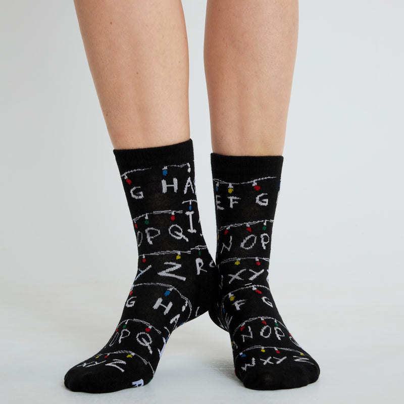 Stranger Things Ladies Socks - Pack of 5 Ankle Socks for Women