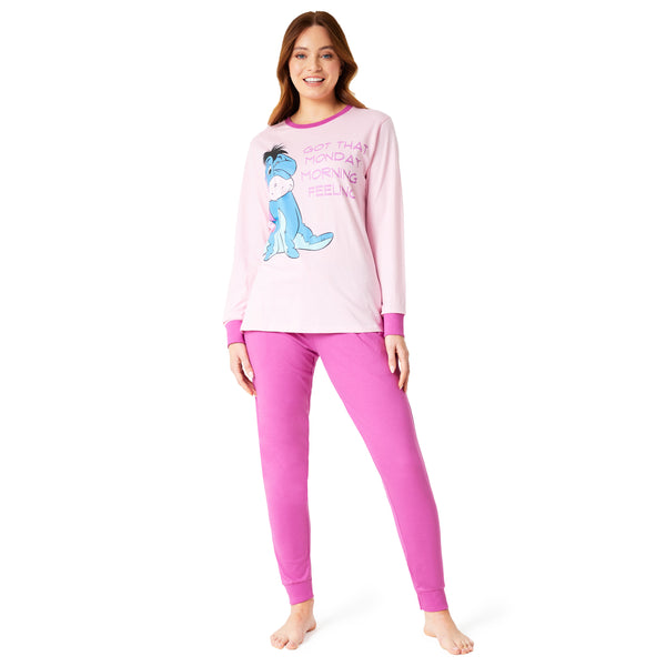 Disney Womens Pyjamas Set, Eeyore Nightwear for Women