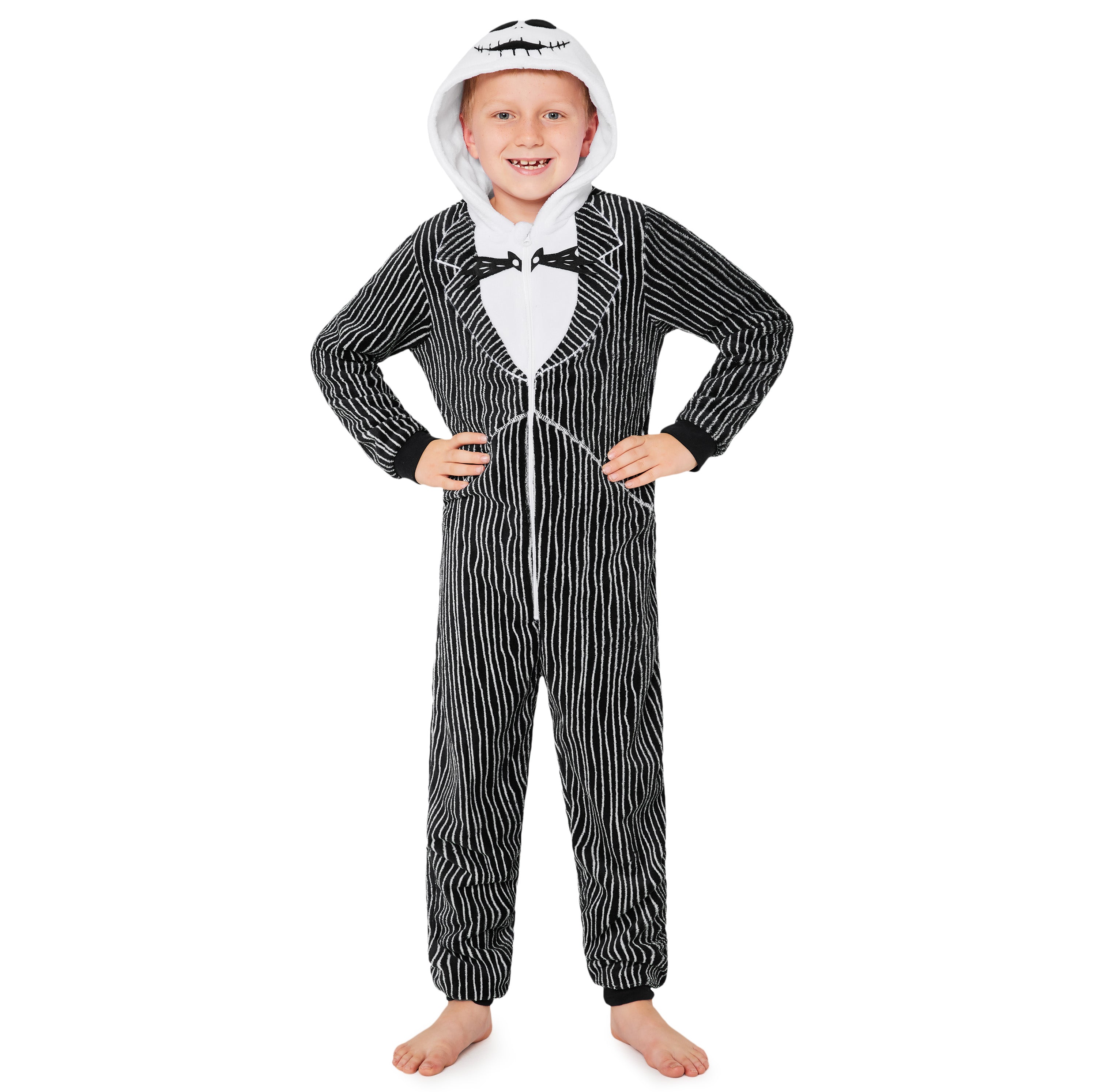 Disney Onesie for Kids - Fleece Onesie for Kids - Jack Skellington - Get Trend