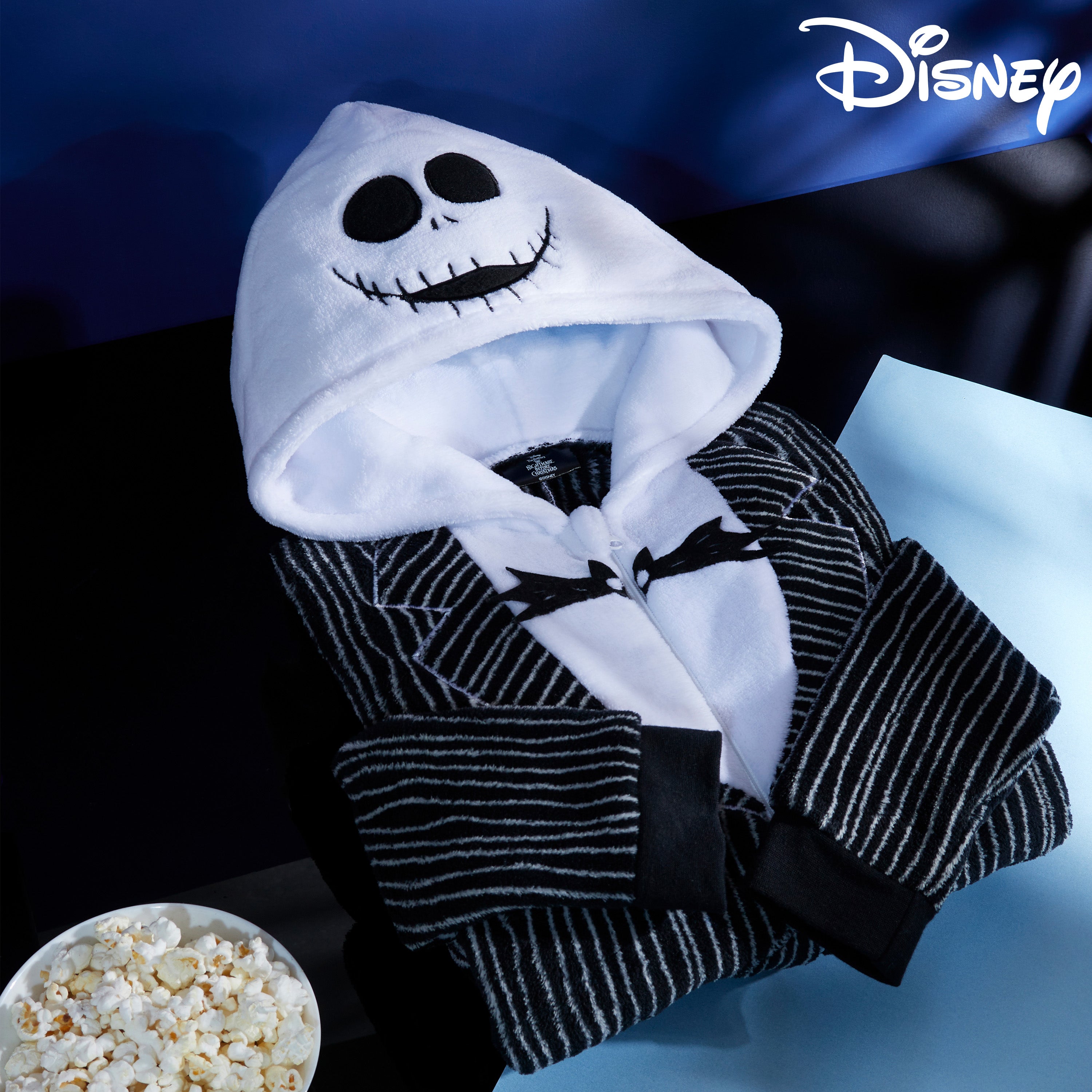 Disney Onesie for Kids - Fleece Onesie for Kids - Jack Skellington - Get Trend