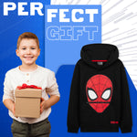 Marvel Boys Hoodie - Spiderman Hooded Sweatshirt for Boys - Get Trend