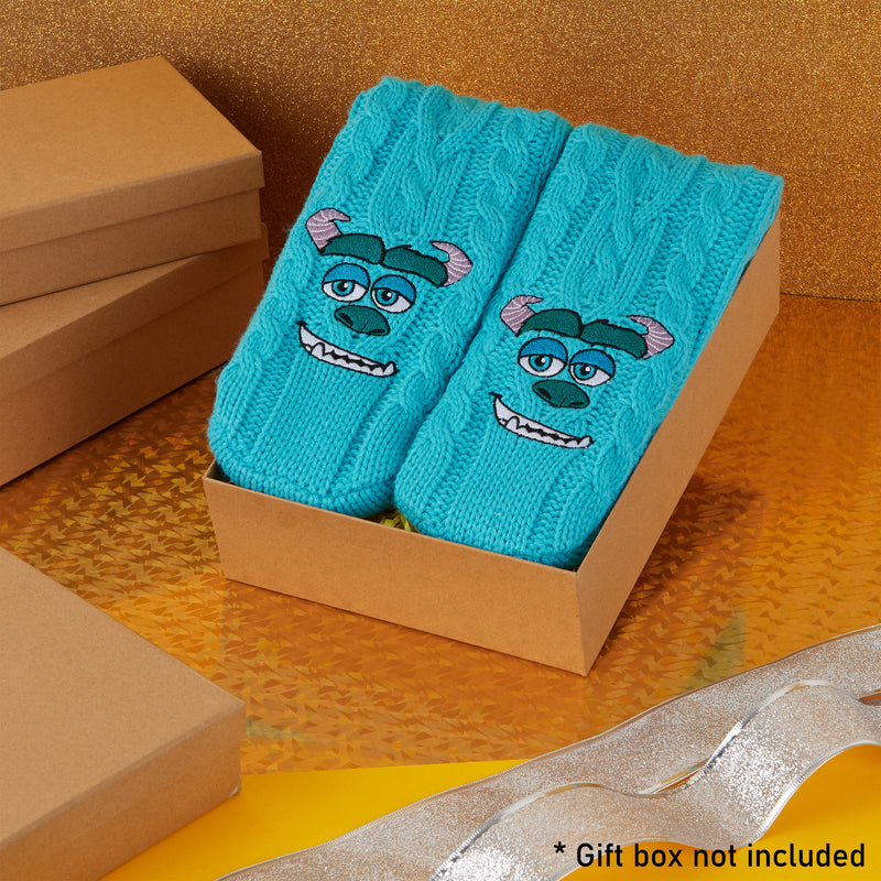 Disney Stitch Fluffy Socks for Women - Blue Sully