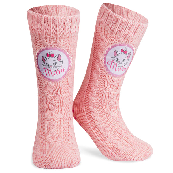 Disney Stitch Fluffy Socks for Women - Pink Marie - Get Trend