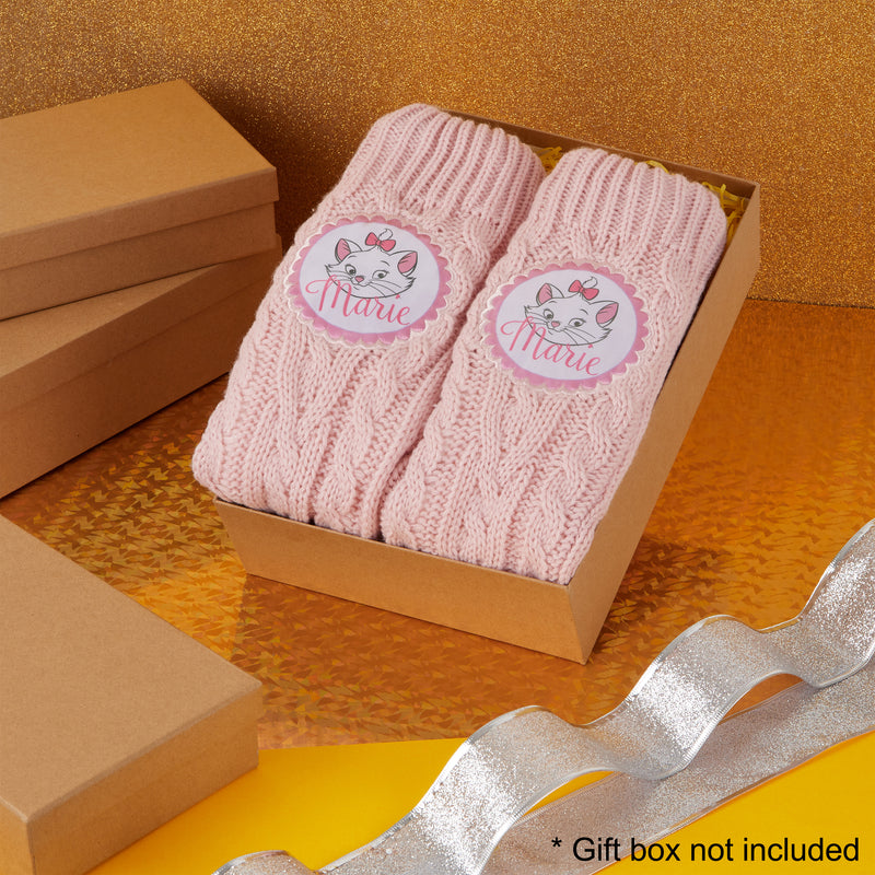 Disney Stitch Fluffy Socks for Women - Pink Marie - Get Trend