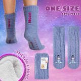 Disney Fluffy Socks for Women and Teenagers Soft Warm Slipper Socks Non Slip One Size