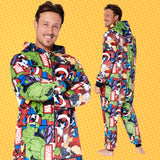 Marvel Onesies for Men and Teenagers - Avengers Multicolored - Get Trend