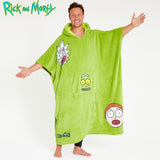 RICK AND MORTY Hoodie Blanket for Men - Get Trend