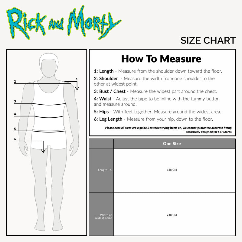 RICK AND MORTY Hoodie Blanket for Men
