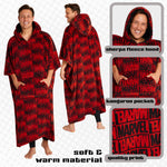 Marvel Blanket Hoodie for Men and Teenagers -  Red & Black Hoodie for Men - Get Trend