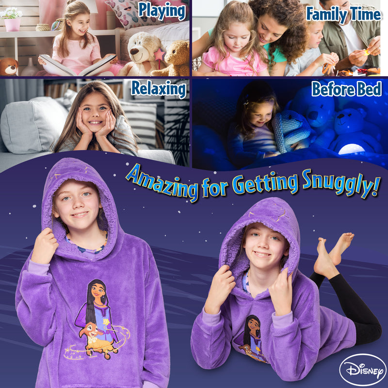 Disney Fleece Hoodie Blanket for Kids - WISH - Get Trend