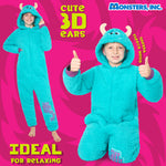 Disney Fleece Onesie for Kids - Turquoise Sully - Get Trend