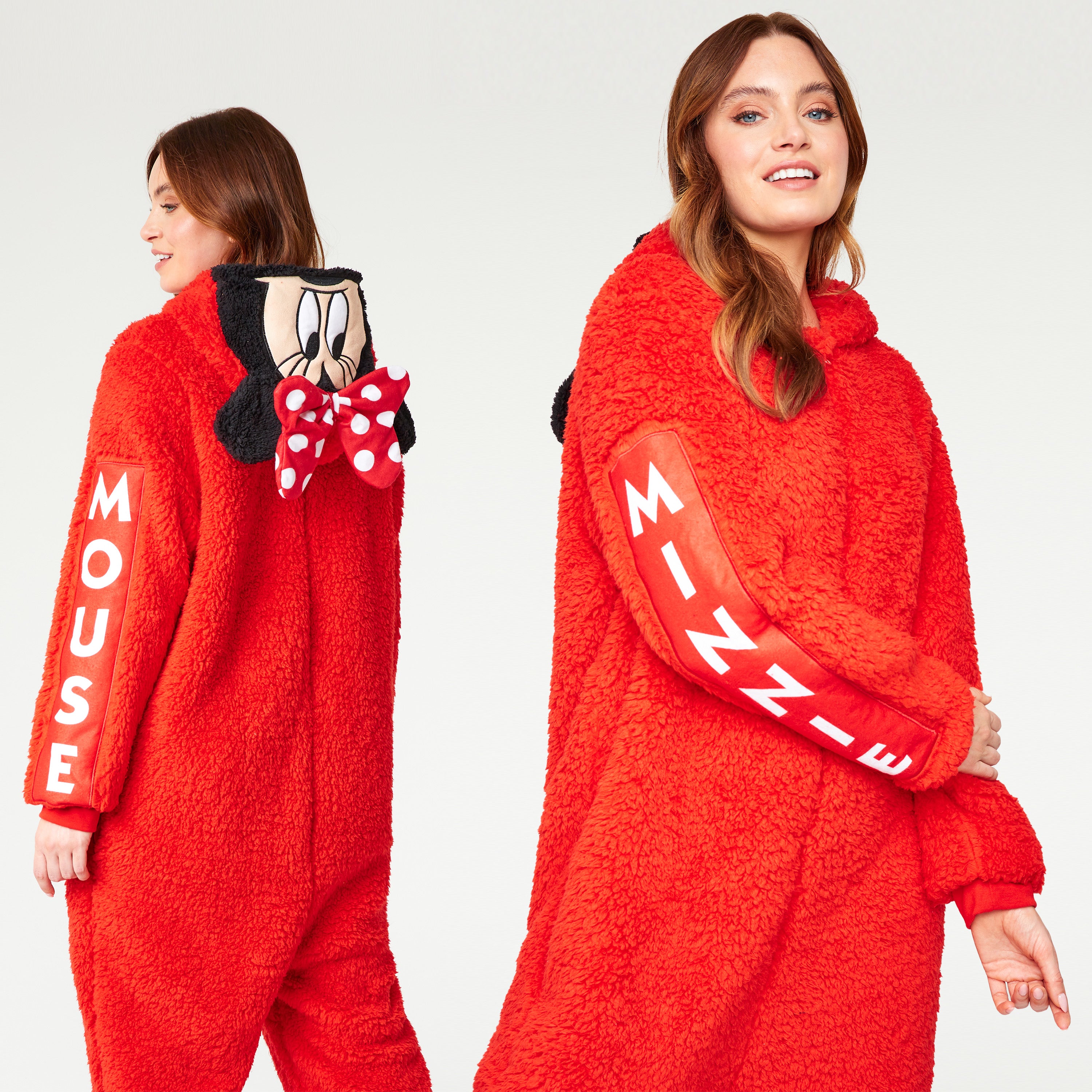 Disney Fleece Onesie for Adults - Red Minnie - Get Trend