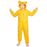 Disney Fleece Onesie for Kids & Teenagers - Yellow Winnie - Get Trend