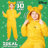 Disney Fleece Onesie for Kids & Teenagers - Yellow Winnie - Get Trend