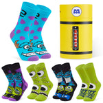 Disney Ladies Socks, Pack of 5 Soft Ankle Socks for Women - Monsters INC. - Get Trend