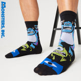 Disney Mens Socks - Pack of 5 Crew Socks for Men - Monsters INC. - Get Trend