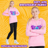 Disney Stitch Hoodie for Girls Teens, Warm Hooded Sweatshirt Soft Fashion Jumper