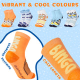 Bluey Boys Calf Socks, Soft Breathable Kids Socks Pack of 5 - Gifts for Boys