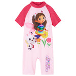 Gabby's Dollhouse Girls Swimming Costume - Long One Piece Swimsuit for Girls - Get Trend