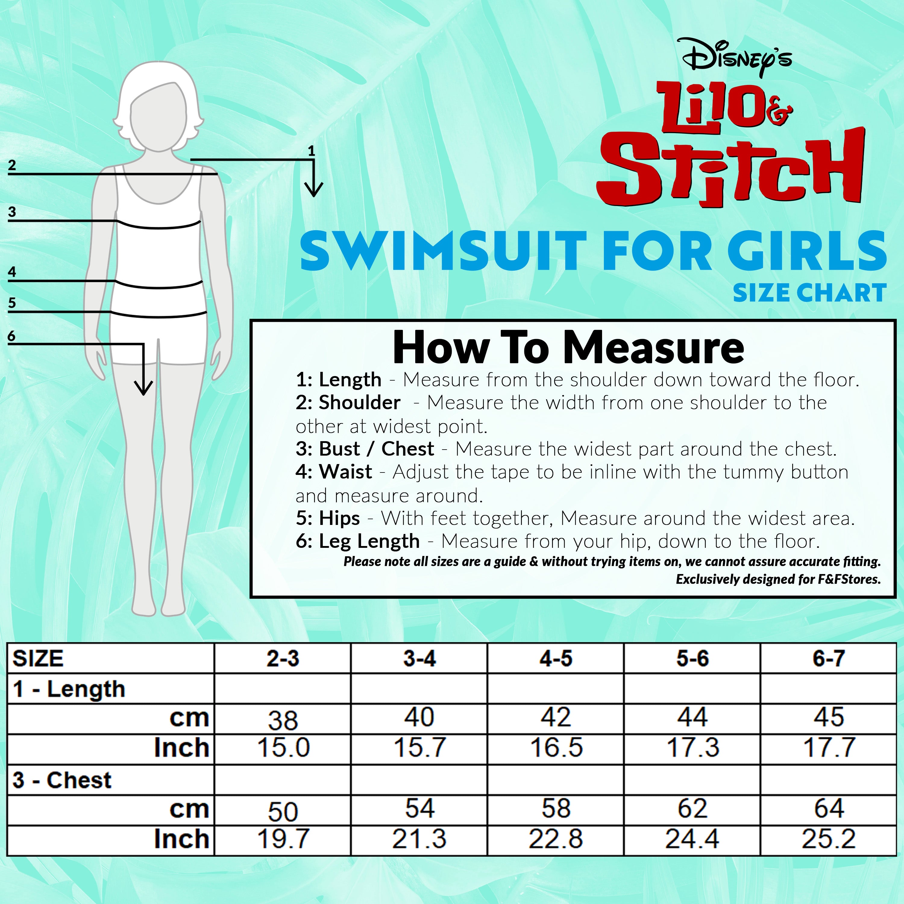 Disney Stitch Girls Swimming Costume Stretchy One Piece Swimsuit - Get Trend